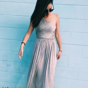 Taupe maxi dress